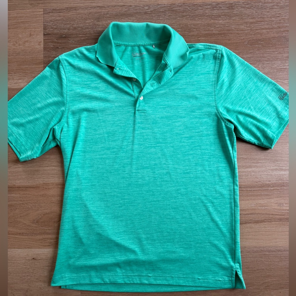 Walter Hagen Teal Golf Shirt- Size Small